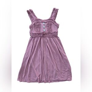 Matilda Jane Size 6 Mauve Dune Buggy Emilia Rayon Dress